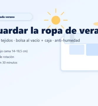 Cómo guardar la ropa de verano: lavado, doblado por tejidos, bolsa al vacío + caja y anti-humedad